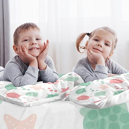 Parure de lit avec housse de couette anti-glisse rose pour grands lits doubles et King size - 3