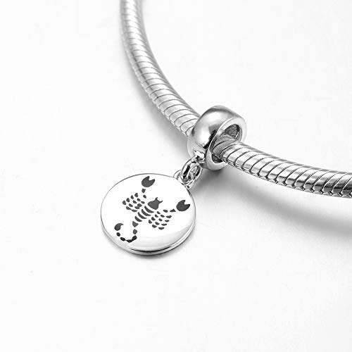 Pendentifs Scorpion Zodiac perles pour création bijoux DIY colliers et bracelets