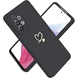 Paitech Coque Samsung A53 5G avec Protection Caméra, Etui Housse de Haute Qualité TPU Silicone Mince Souple Anti-Rayures Antichoc Case pour Samsung Galaxy A53 5G avec Coeur d'amour Lovely, Noir