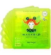 miss dragon Vegan Acne Skin Wasabi Soothing Korean Sheet Mask 10pcs