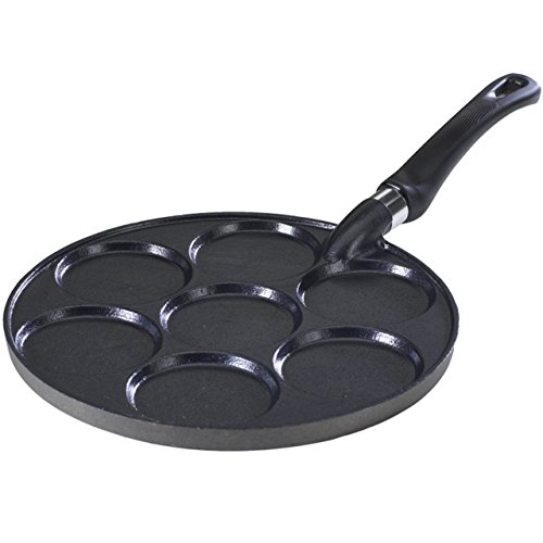 Nordic Ware Silver 01940 Scandinavian Dollar Pancake Pan 17.5 x 10.2 x 2.5 by Nordic Ware - Used condition - US$22.58
