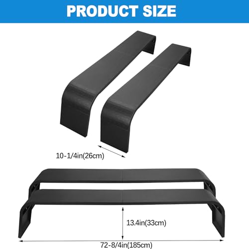 image for Sidasu Detachable Trailer Fenders,Steel 14 Gauge Diamond Tread Plate T