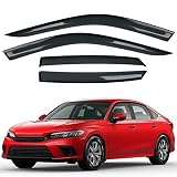 ZONFANT Window Rain Guards, Side Window Deflectors, Sun Visor Rain Vent Window Guards (4 Pcs) Compat