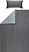 Produktbild Looks by Wolfgang Joop Bettwäsche Mako-Satin anthrazit-Silber Größe 1x 135x200 cm + 1x 40x80 cm