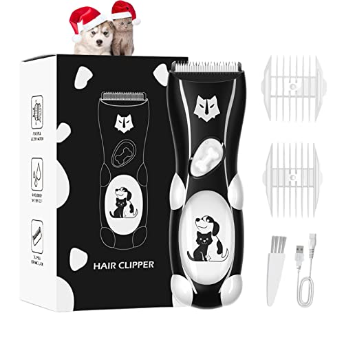Dog Clippers Low Noise Dog Grooming Kit Pet Shaver For Thick Coats Waterproof Cat Hair Trimmer Professional Grooming Tools #TOP9