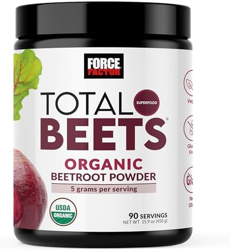 Force Factor Total Beets Organic Beetroot Powder