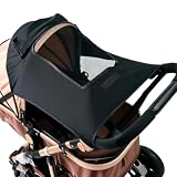 Pare-Soleil Poussette Universelle Ombrelle Protection Solaire Anti UV...