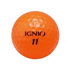 イグニオ(IGNIO) ゴルフボール DISTANCE ディスタンス 1ダース (12個入) オレンジ" 