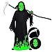 Spooktacular Creations Deluxe Grim Reaper Children Costume Set (S(5-7)) Black