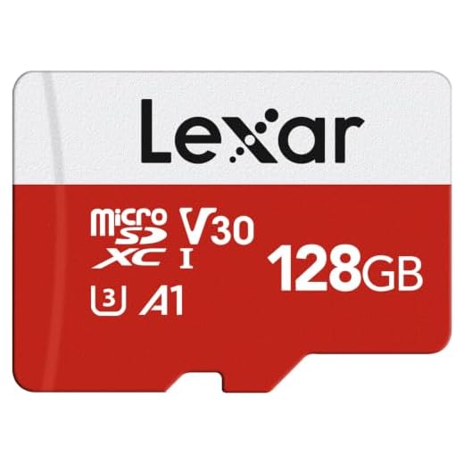 Lexar 128GB Micro SD Card, microSDXC UHS-I Flash Memory Card with Adapter - Up to 100MB/s, A1, U3, Class10, V30, High Speed TF Card