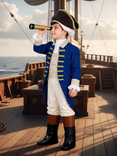 Disfraz Infantil de George Washington con Accesorios miniatura 2