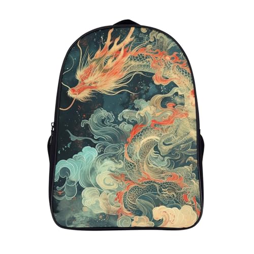 Mochila infantil de dragón 3D para preescolar y guardería de 40x28x16cm