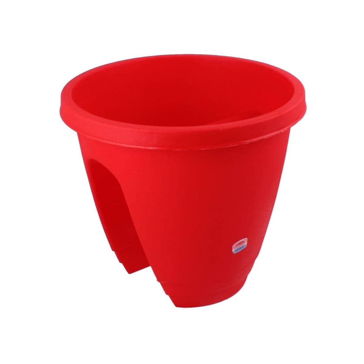 Railing Flower Pots - Orange Set of 2 -4