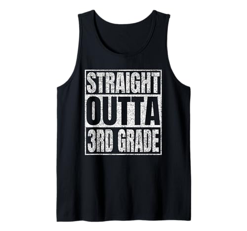 Straight Outta 3rd Grade Graduate Class Of 2025 Graduation Camiseta sin Mangas