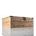 Produktbild BigDean Teebox Tee Aufbewahrung Tee Box Tee Organizer Teebox Holz Teebeutel Aufbewahrung Teekiste  Teebox mit 9 Fächern + Glas Sichtfenster Retro Look Storage Box  Quadratische Teekiste