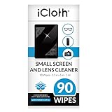 iCloth Lens Cleaning Wipes Safe for All Screens, Electronics & Glasses. Streak & Lint Free, Individu