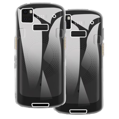 UOGNADGD 2�� TPU�P�[�X Zebra TC5301 �Ƃ̌݊������� �X�}�z�J�o�[ - �ϏՌ��t���L�V�u���ی�A�N�Z�T���[ �����J�b�g���H (�N���A+�N���A)