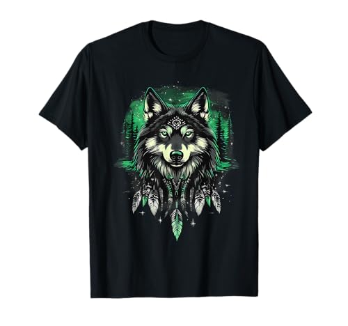 Wolf Indian Tribe Orgullo Nativo Americano Nativo Americano Camiseta