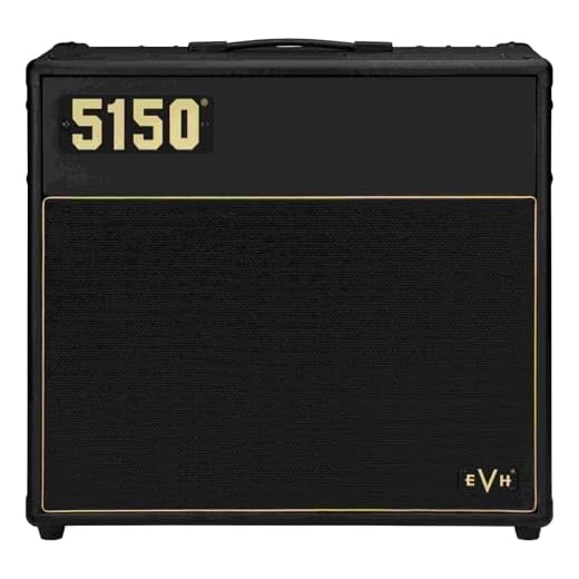 EVH 5150 Iconic Series EL34 40-watt 1 x 12-inch Tube Combo Amp - Black/Gold