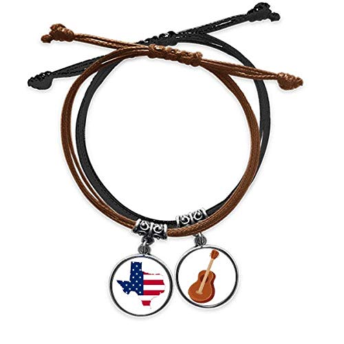 Cadena de cuero de Texas ideal para conciertos de música country