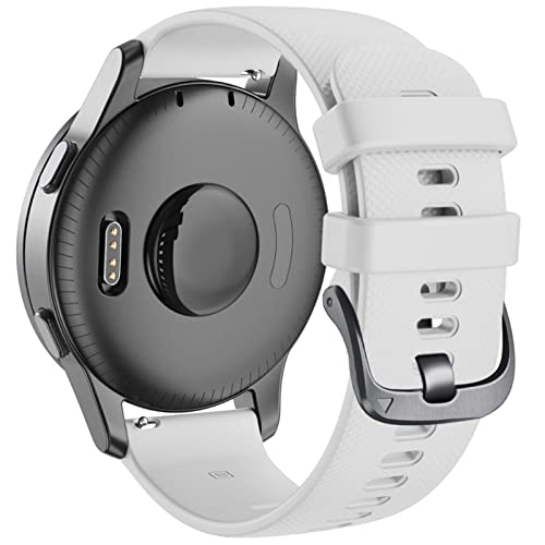 Bracelet montre silicone 22mm Garmin Vivoactive 4 couleur agate