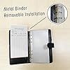 JW Ministry Organizer Leather Tract Holder Jehovah Witness Field Service Supplies JW Tract Holders for Ministry Pioneer Gift JW Gifts Ministry Folder Organizer (Navy Blue, MINI) #2