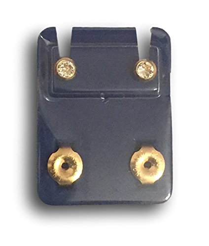 Caflon Official Blu Ear 4mm Piecing Crystal Studs - Choose your Colour/Style (Regular Ball, Gold Plated)