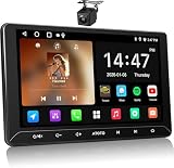 ATOTO A5L 10 inch Android Double DIN Car Stereo & Backup Camera, Wireless CarPlay & Android Auto, Wi-Fi/USB Tethering, QLED Touchscreen, HDMI Out, MirrorLink, DSP/Bluetooth/GPS, FM/AM/SS Radio,2G+32G