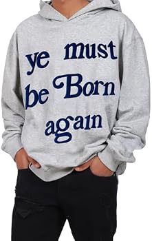 Cactus Pack Ye Must Be Born Again Hoodie Hip Pop Graphic Print