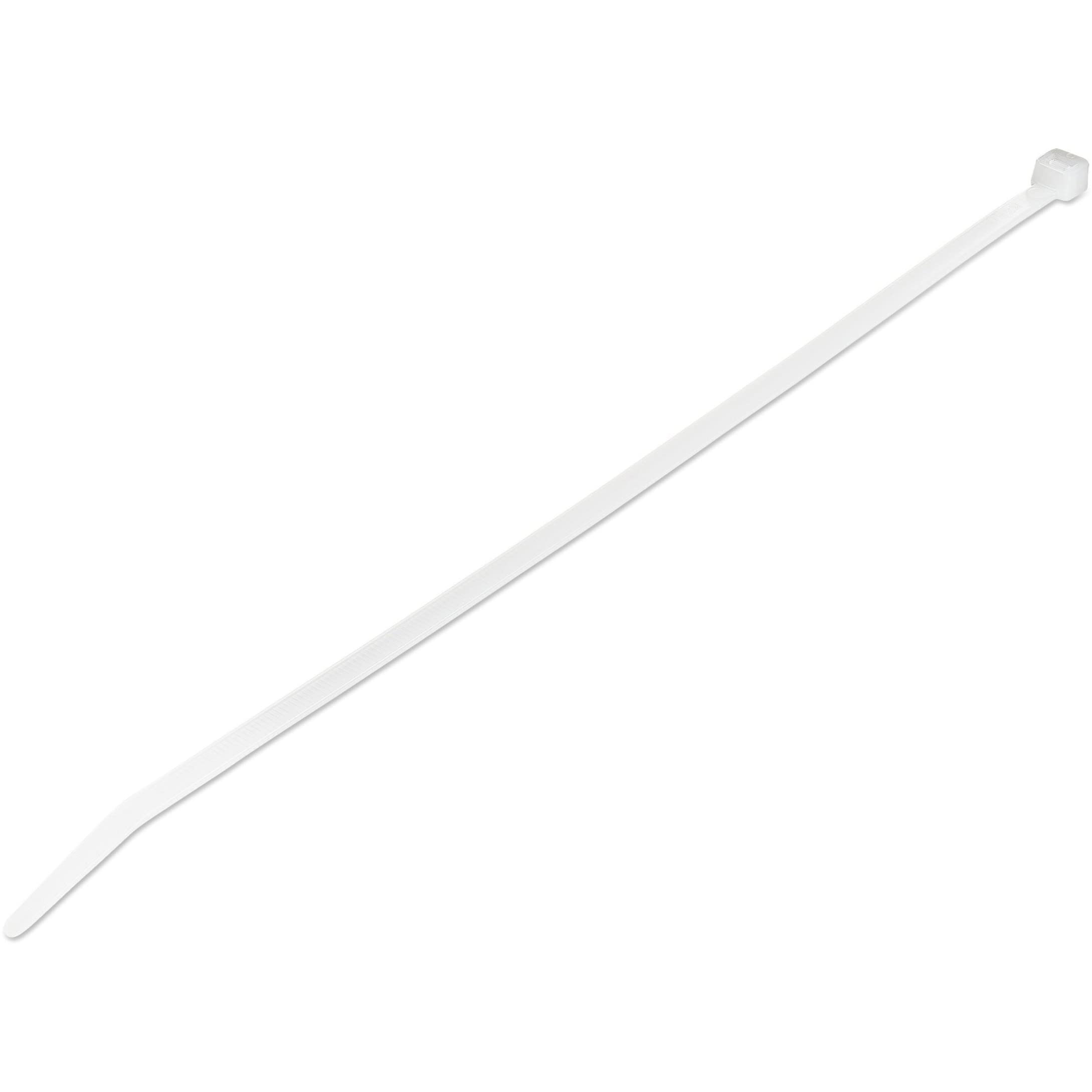 Colliers de serrage blancs 25 cm x 4 mm auto-bloquants lot de 100