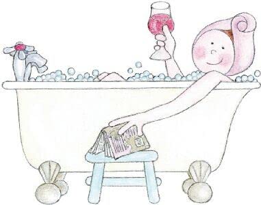 Art Stamps BH Bath Woman Stamp,