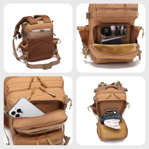 Image of 9L Mini Backpack for Men and Women, Small Backpack for Gym Hiking Travel Sports Running (20l-Brown)