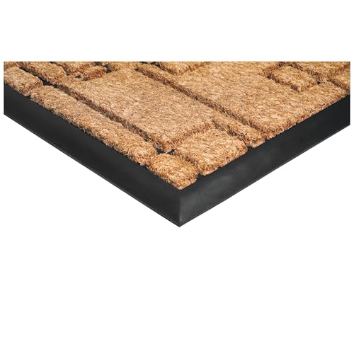 Calloway Mills 153652436 Social Square Doormat, 24" x 36", Natural/Black by Calloway Mills - Used condition - Image 3