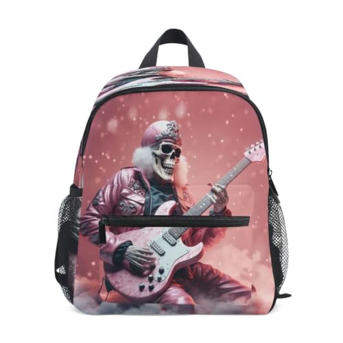 Sac à dos enfant guitare rose idée cadeau de Noël pour la maternelle