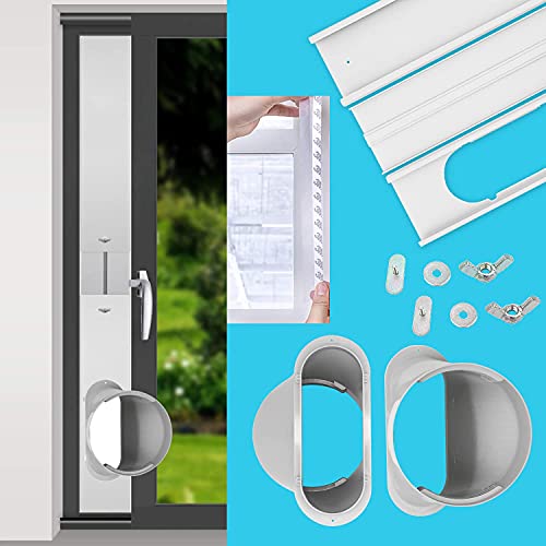 YUESUO Portable Air Conditioner Window Kit, Slide Window Vent Kit for Portable AC Hose with 5.9\" Diameter - Thumbnail 5