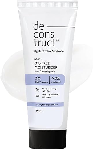 Deconstruct Oil-Free Moisturizer | Non Sticky, Lightweight, Non-Comedogenic &amp; Fast-Absorbing | Tested for 72H Hydration | ...