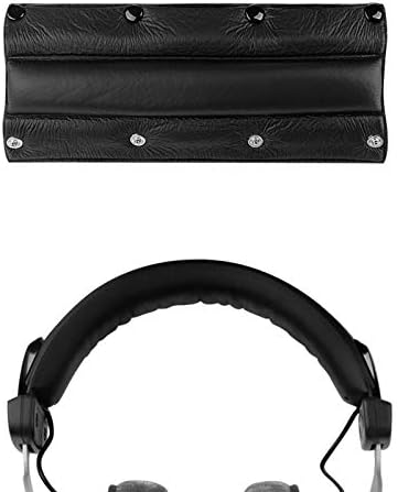 Geekria Protein Leather Headband Pad Replacement For DT440, DT660, DT770, DT860, DT990, DT990PRO Headphone Replacement Headband/Headband Cushion/Pad Repair Parts (Black)