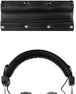 Geekria Protein Leather Headband Pad Replacement For DT440, DT660, DT770, DT860, DT990, DT990PRO Headphone Replacement Headband/Headband Cushion/Pad Repair Parts (Black)