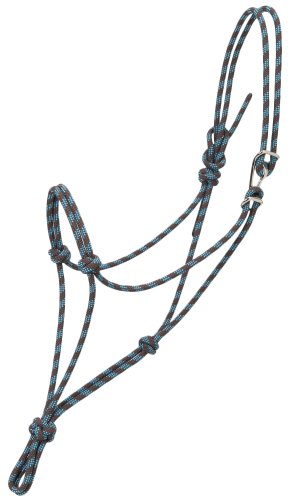 Weaver Leather Silvertip No. 95 Clip On Rope Halter, Brown Turquoise, Average