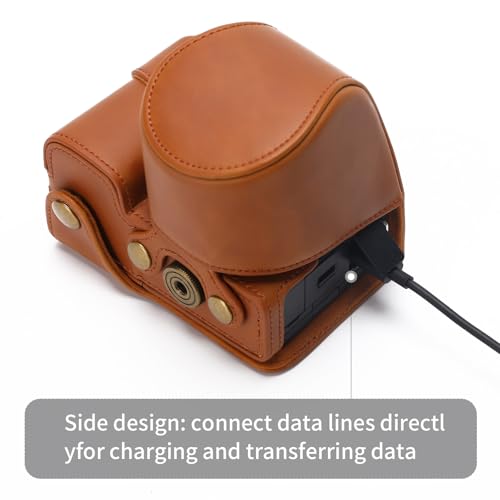 Funda para Sony ZV-E10 II en cuero PU premium miniatura 5