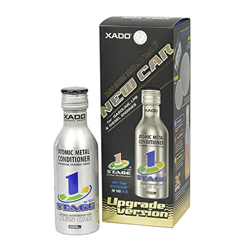 XADO 1 Stage New Car, aditivo para aceite de motor. Protege el motor, restaura las superficies y protege contra el desgaste. Con aditivo Revitalizant (para 3 a 10 litros de aceite)