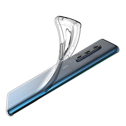 Image of NISHTECH for OnePlus 8 Pro Premium Transparent Hybrid Soft Slim Dust Proof Back Case Cover with Camera Protection