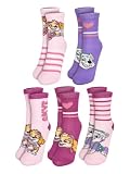 United Labels Paw Patrol Socken für Mädchen - Skye & Everest Kinder Kindersocken Söckchen Rosa/Pink/Lila (5er Pack) (DE/NL/SE/PL, Numerisch, 31, 34, Regular)