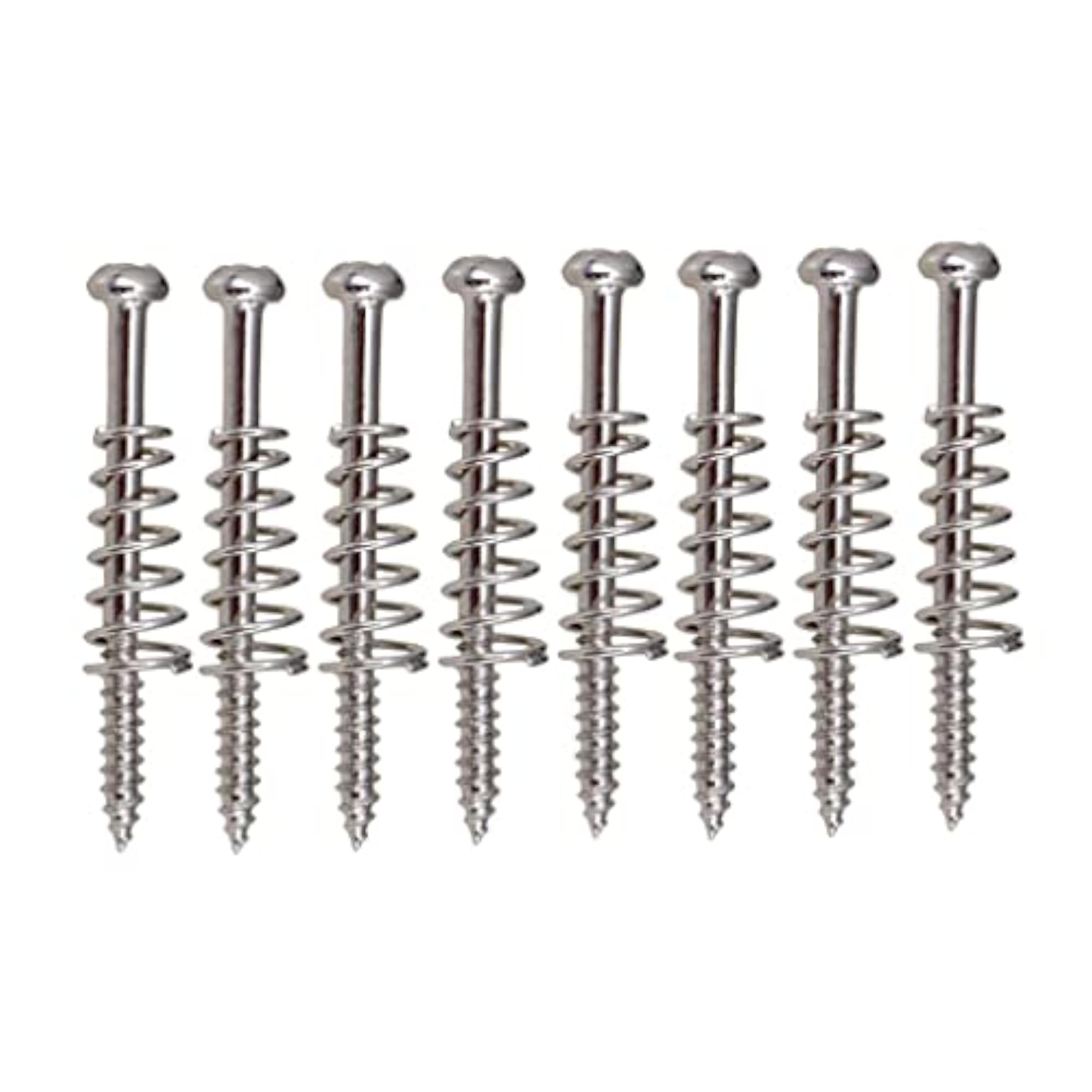 8pcs Guitar Humbucker Pickup Height Adjusting Screws & Springs