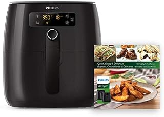 Philips Premium Digital Airfryer with Fat Removal Technology with Bonus 150+ Recipe Cookbook