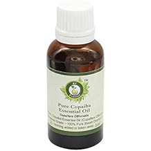 Copaiba Essential Oil | Copaifera Officinalis | for Skin | 100% Pure Natural | Steam Distilled | Therapeutic Grade | 30ml | 1.01oz by R V Essential