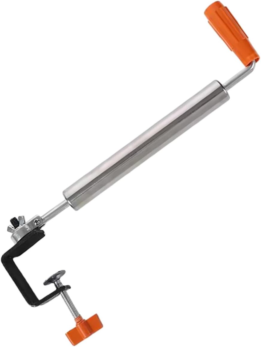 SUPVOX Stainless Steel Dough Roller Pin 20cm Diameter Small Non-stick Baking Rolling Pin for Pizza Cookie Pastry Kitchen Baking Tool