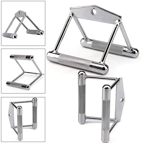 Double D Handle - Cable Machine Handle Attachments, Weight Lifting Workout Accessories (V01)