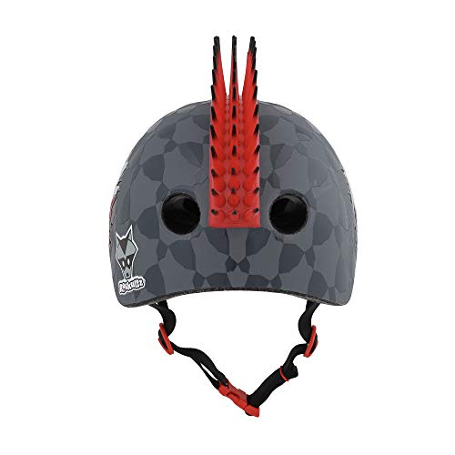 Raskullz Red Jolt Child Helmet 5+, red/Grey, 50-54 cm