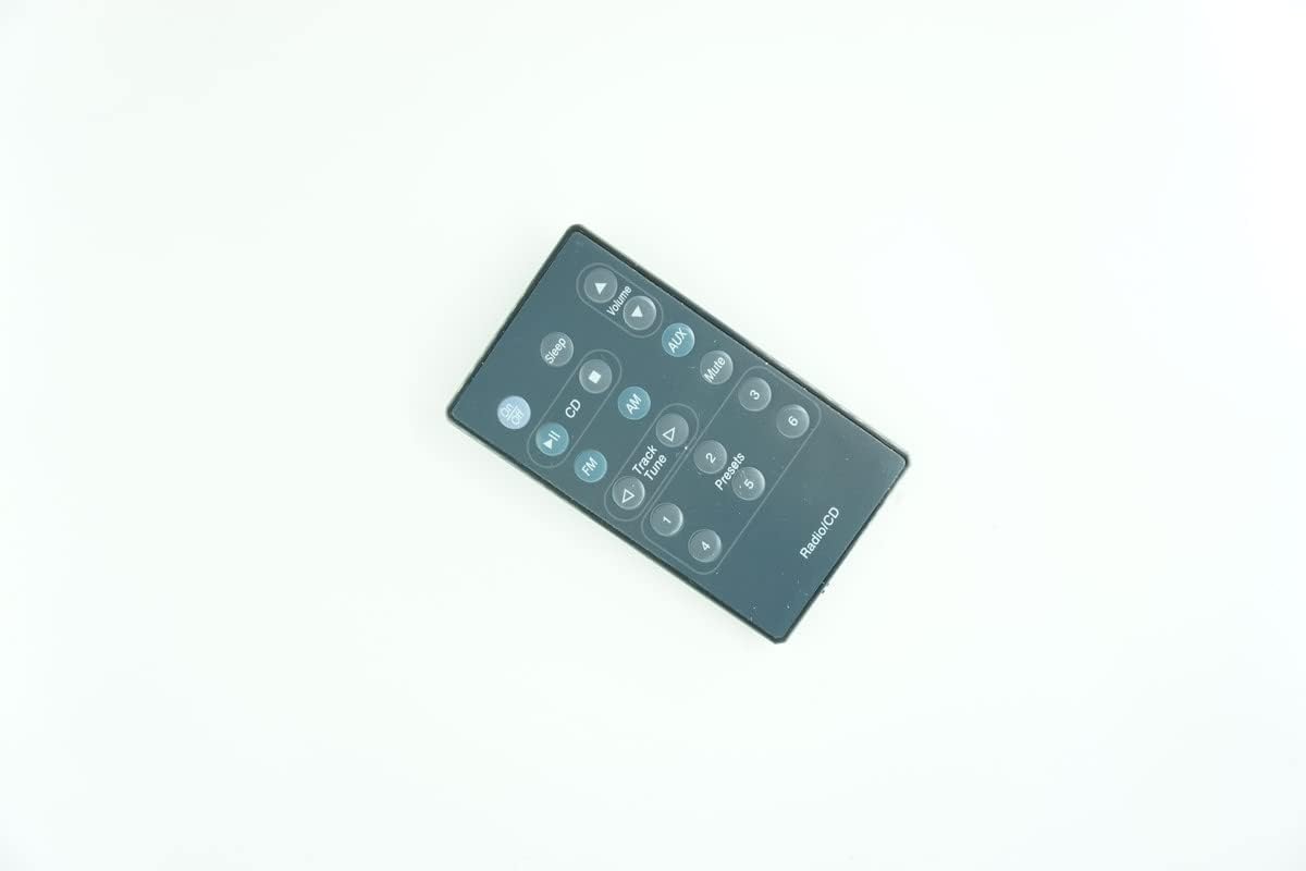 Angled view of the replacement remote control for Bose Wave Radio CD Player.